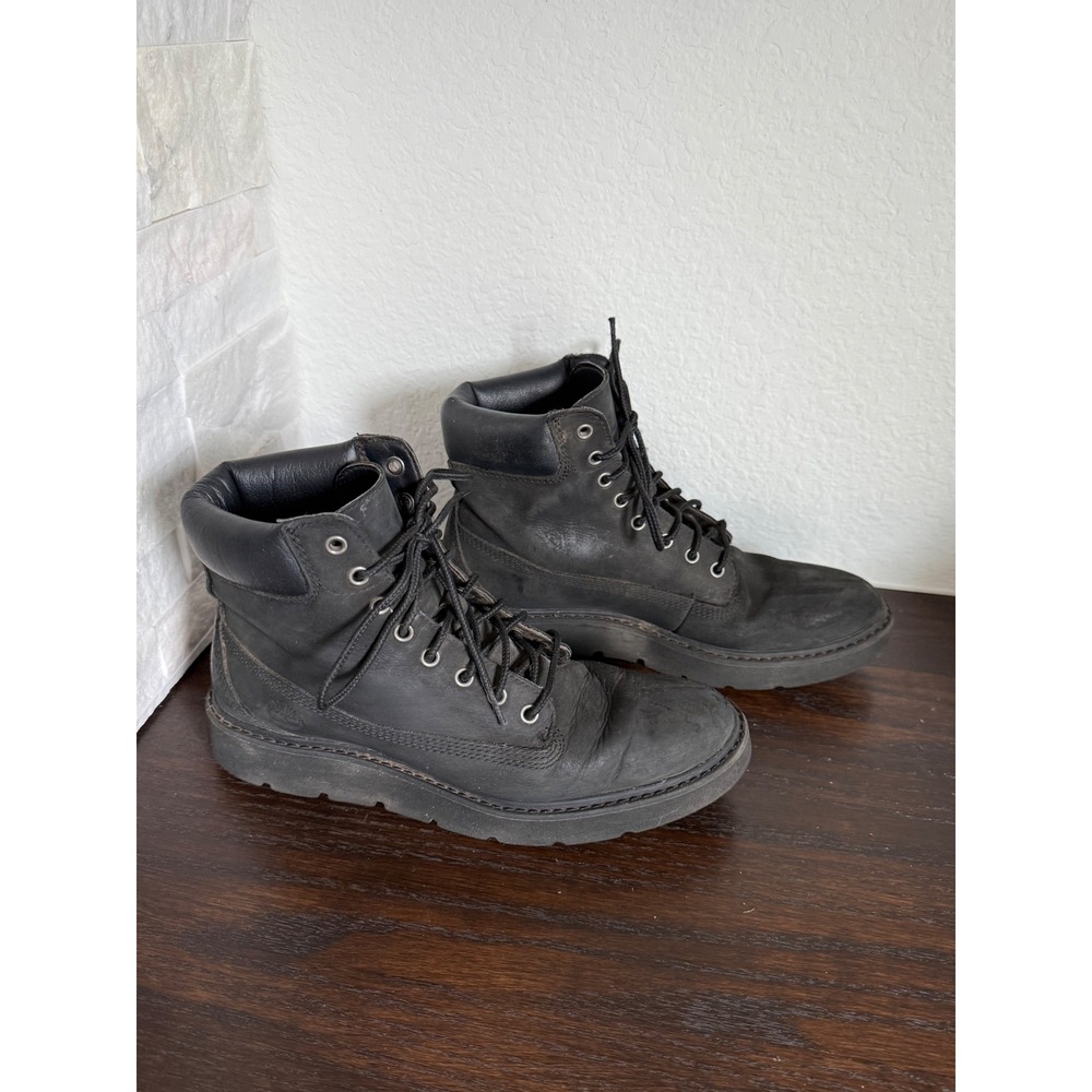 Timberland Sensorflex Black Nubuck Leather Lace Up Boots Mens 7.5